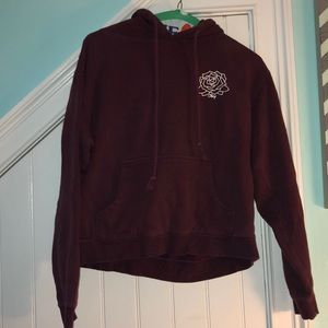 Obey maroon hoodie
